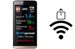 Générer un QR code avec la clé Wifi sur un Explay Neo