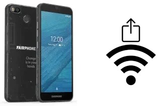 Générer un QR code avec la clé Wifi sur un Fairphone 3