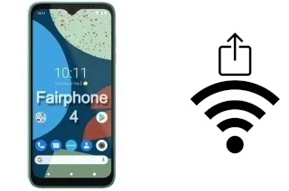 Générer un QR code avec la clé Wifi sur un Fairphone 4