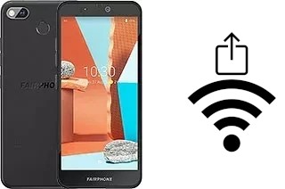 Générer un QR code avec la clé Wifi sur un Fairphone 3+