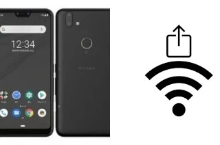 Générer un QR code avec la clé Wifi sur un Fujitsu ARROWS BZ01