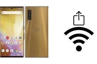 Générer un QR code avec la clé Wifi sur un Fujitsu ARROWS NX9