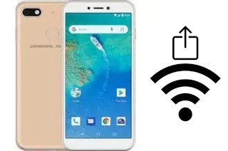 Générer un QR code avec la clé Wifi sur un General Mobile GM 9 Go