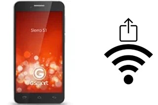 Générer un QR code avec la clé Wifi sur un Gigabyte GSmart Sierra S1