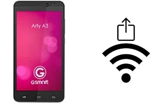 Générer un QR code avec la clé Wifi sur un Gigabyte GSmart Arty A3