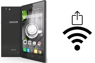 Générer un QR code avec la clé Wifi sur un Gigabyte GSmart Guru GX