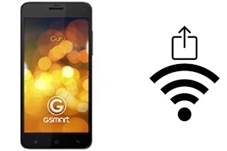 Générer un QR code avec la clé Wifi sur un Gigabyte GSmart Guru