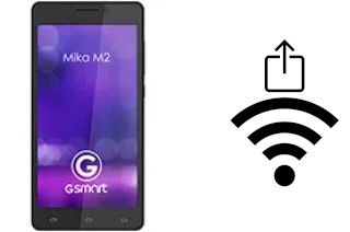 Générer un QR code avec la clé Wifi sur un Gigabyte GSmart Mika M2