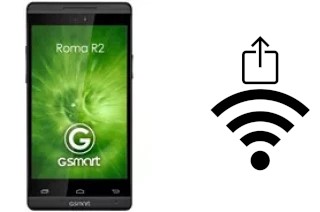 Générer un QR code avec la clé Wifi sur un Gigabyte GSmart Roma R2