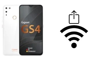 Générer un QR code avec la clé Wifi sur un Gigaset GS4