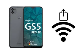 Comment générer un QR code avec le clé de sécurité réseau Wifi sur un Gigaset GS5 PRO SE