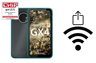 Comment générer un QR code avec le clé de sécurité réseau Wifi sur un Gigaset GX4 PRO