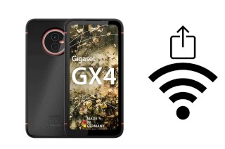 Comment générer un QR code avec le clé de sécurité réseau Wifi sur un Gigaset GX4