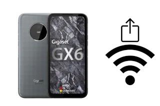 Comment générer un QR code avec le clé de sécurité réseau Wifi sur un Gigaset GX6