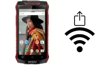 Générer un QR code avec la clé Wifi sur un Ginzzu RS8501