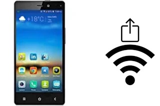 Générer un QR code avec la clé Wifi sur un Gionee Elife E6