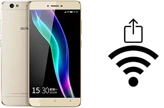 Générer un QR code avec la clé Wifi sur un Gionee S6