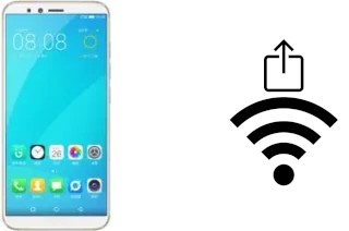 Générer un QR code avec la clé Wifi sur un Gionee F6