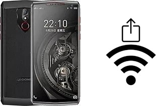 Générer un QR code avec la clé Wifi sur un Gionee M30