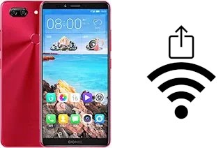 Générer un QR code avec la clé Wifi sur un Gionee M7