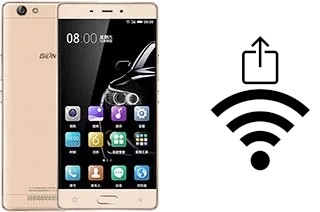 Générer un QR code avec la clé Wifi sur un Gionee Marathon M5 enjoy