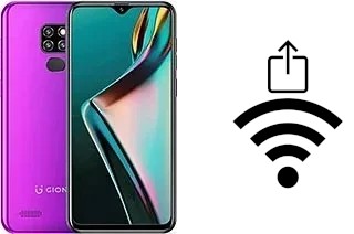 Générer un QR code avec la clé Wifi sur un Gionee P12