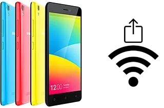 Générer un QR code avec la clé Wifi sur un Gionee Pioneer P5W