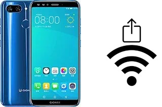 Générer un QR code avec la clé Wifi sur un Gionee S11