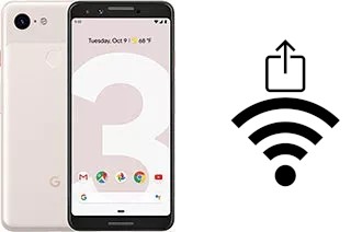 Générer un QR code avec la clé Wifi sur un Google Pixel 3