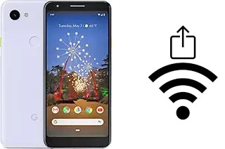 Générer un QR code avec la clé Wifi sur un Google Pixel 3a XL