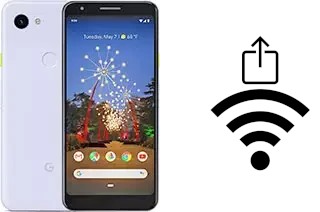 Générer un QR code avec la clé Wifi sur un Google Pixel 3a