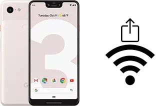 Générer un QR code avec la clé Wifi sur un Google Pixel 3 XL