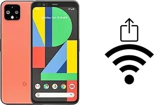 Générer un QR code avec la clé Wifi sur un Google Pixel 4 XL