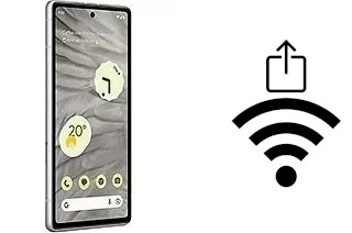 Générer un QR code avec la clé Wifi sur un Google Pixel 7a