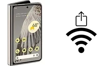 Générer un QR code avec la clé Wifi sur un Google Pixel Fold