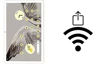 Générer un QR code avec la clé Wifi sur un Google Pixel Tablet