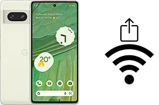 Générer un QR code avec la clé Wifi sur un Google Pixel 7