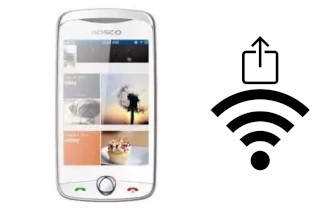 Générer un QR code avec la clé Wifi sur un Gosco A3522