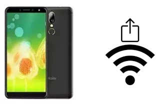 Générer un QR code avec la clé Wifi sur un Haier Leisure L8