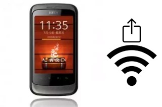 Générer un QR code avec la clé Wifi sur un Hedy HEDY H701