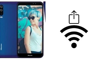 Générer un QR code avec la clé Wifi sur un HiSense E30 LITE