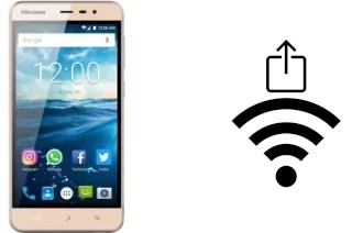 Générer un QR code avec la clé Wifi sur un HiSense F10