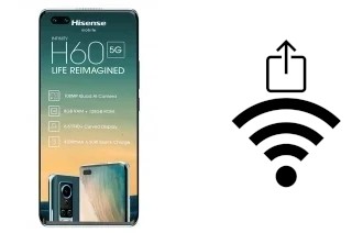 Générer un QR code avec la clé Wifi sur un HiSense H60 5G