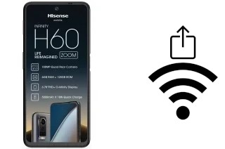 Générer un QR code avec la clé Wifi sur un HiSense H60 Zoom