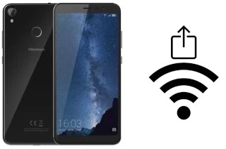 Générer un QR code avec la clé Wifi sur un HiSense Infinity H11