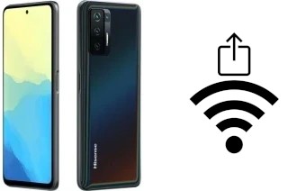 Générer un QR code avec la clé Wifi sur un HiSense INFINITY H50S 5G