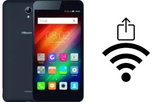 Générer un QR code avec la clé Wifi sur un HiSense L690