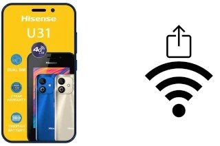 Générer un QR code avec la clé Wifi sur un HiSense U31