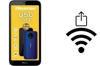 Générer un QR code avec la clé Wifi sur un HiSense U50 Lite