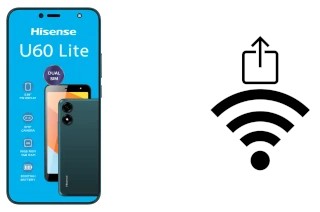 Générer un QR code avec la clé Wifi sur un HiSense U60 Lite